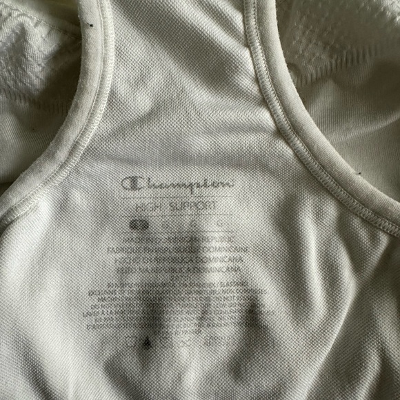 Champion High Support Sports Bra - size Large
Color: White - Picture 3 of 3